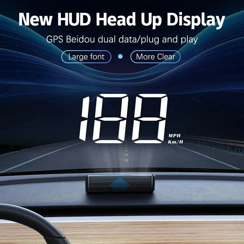 Heads-Up Speedometer Windshield Projection Auto Brightness