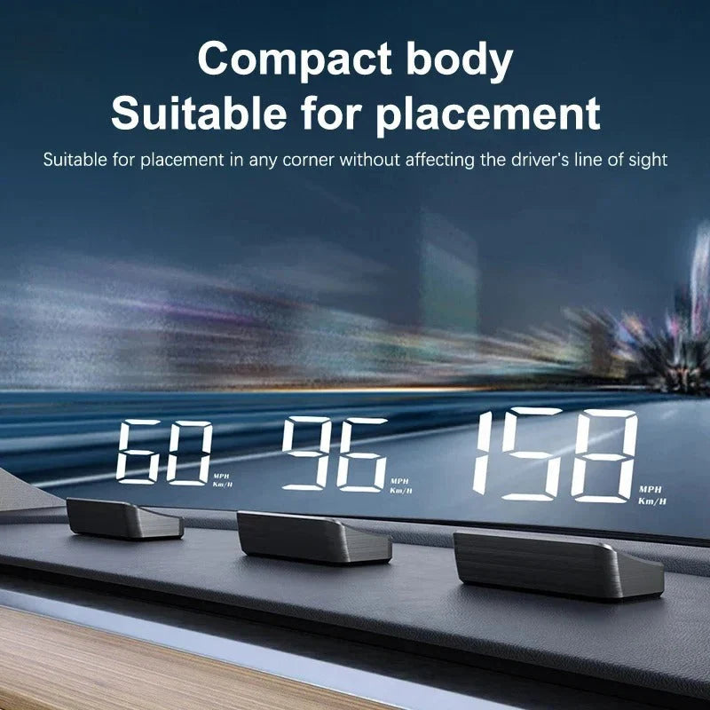 Heads-Up Speedometer Windshield Projection Auto Brightness