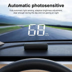 Heads-Up Speedometer Windshield Projection Auto Brightness