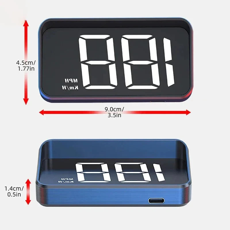 Heads-Up Speedometer Windshield Projection Auto Brightness