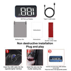 Heads-Up Speedometer Windshield Projection Auto Brightness