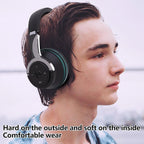 Headset Foldable Wireless Stereo RGB Lights 24-Hour Battery