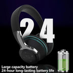 Headset Foldable Wireless Stereo RGB Lights 24-Hour Battery