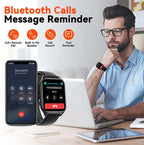 Health Smartwatch Non-Invasive Glucose & Heart Rate 7-Day Battery