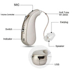 Hearing Aid Bluetooth Noise Reduction USB Rechargeable