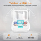 Hearing Aid Rechargeable Invisible Deep-Fit 16-Hour Battery
