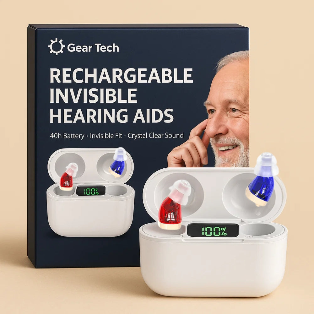 Hearing Aids In-Ear Rechargeable Up To 3 Days