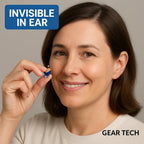 Hearing Aids In-Ear Rechargeable Up To 3 Days