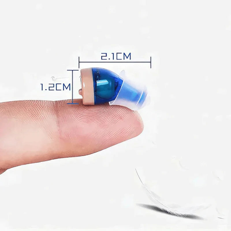 Hearing Aids Invisible Rechargeable 48-Hour Set of 2
