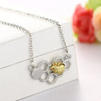 Heart Necklace Honeycomb Pendant Gold & Silver