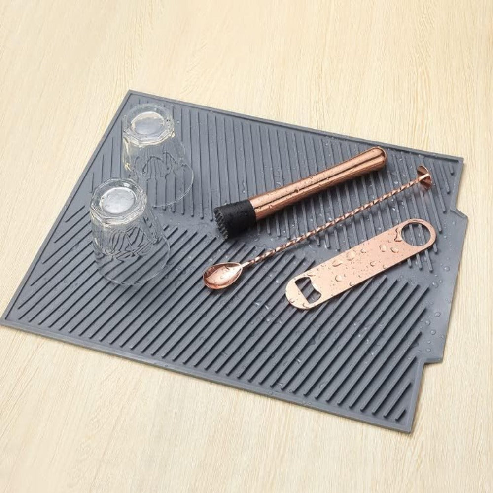 Heat-Resistant Non-Slip Silicone Dish Drying Mat