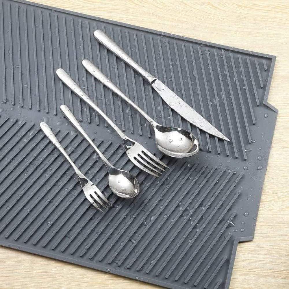 Heat-Resistant Non-Slip Silicone Dish Drying Mat