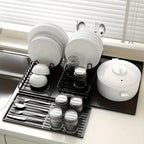 Heat-Resistant Silicone Coffee Bar Mat With Drainage