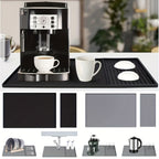 Heat-Resistant Silicone Coffee Bar Mat With Drainage