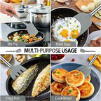 Heat-Resistant Silicone & Stainless Steel Utensil Set (3-Piece)