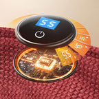 Heated Blanket Knitted Waffle Fleece USB Powered 3 Heat Settings