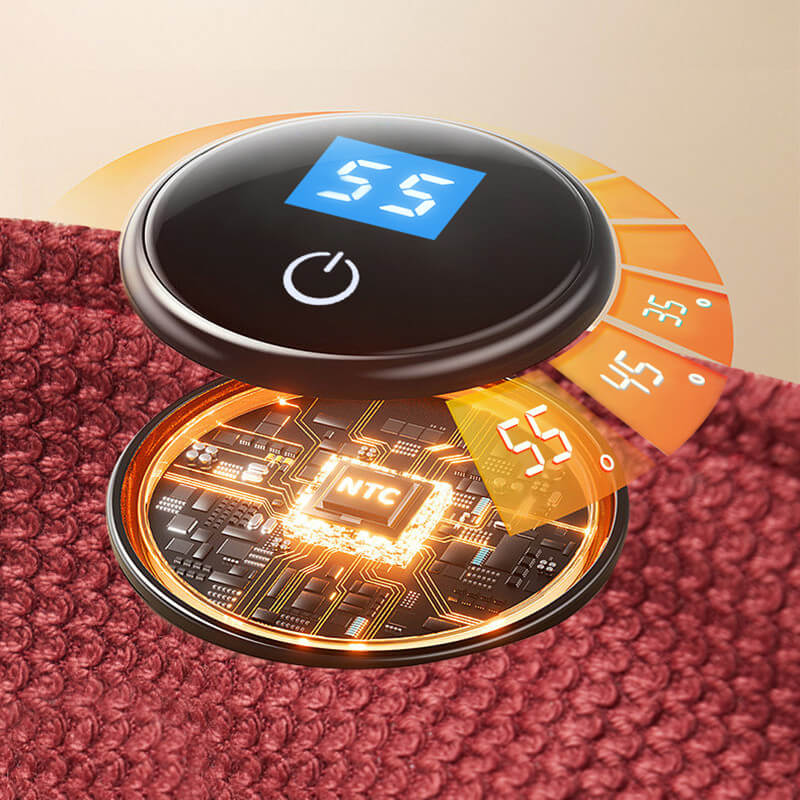 Heated Blanket Knitted Waffle Fleece USB Powered 3 Heat Settings