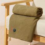 Heated Blanket Knitted Waffle Fleece USB Powered 3 Heat Settings