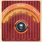 Heated Blanket Knitted Waffle Fleece USB Powered 3 Heat Settings