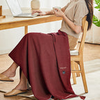 Heated Blanket Knitted Waffle Fleece USB Powered 3 Heat Settings