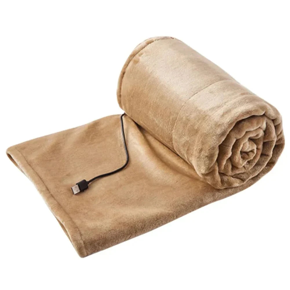 Heated Blanket USB Powered 3 Heat Settings Soft Plush