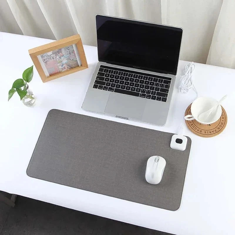 Heated Desk Pad Felt Surface Adjustable Temperature