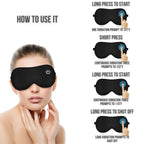 Heated Eye Mask 3 Heat Modes Gentle Vibration