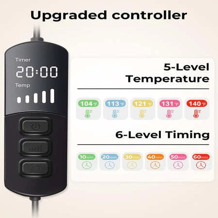 Heated Eye Mask USB Adjustable Heat & Timer