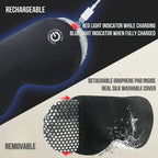 Heated Eye Mask USB Rechargeable Silk Cover