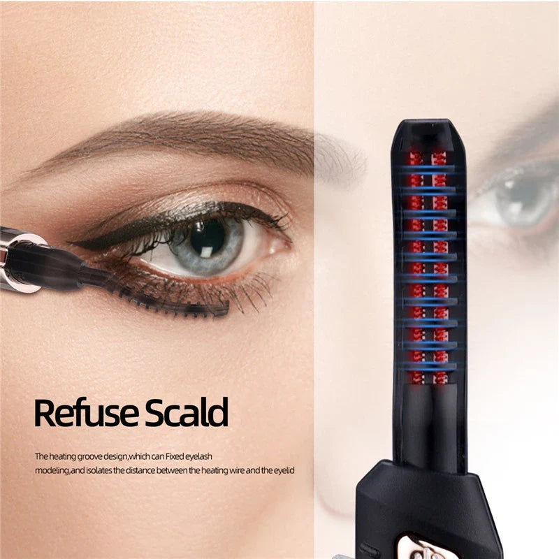 Heated Eyelash Curler Fast Heating Long-Lasting Curl