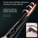 Heated Eyelash Curler USB Rechargeable Curved Comb Head