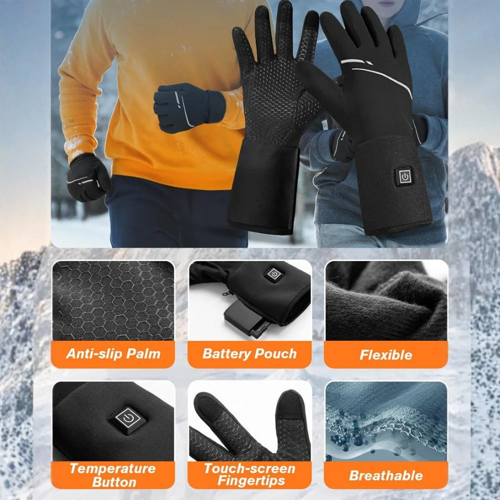 Heated Glove Liners Far-Infrared Touchscreen