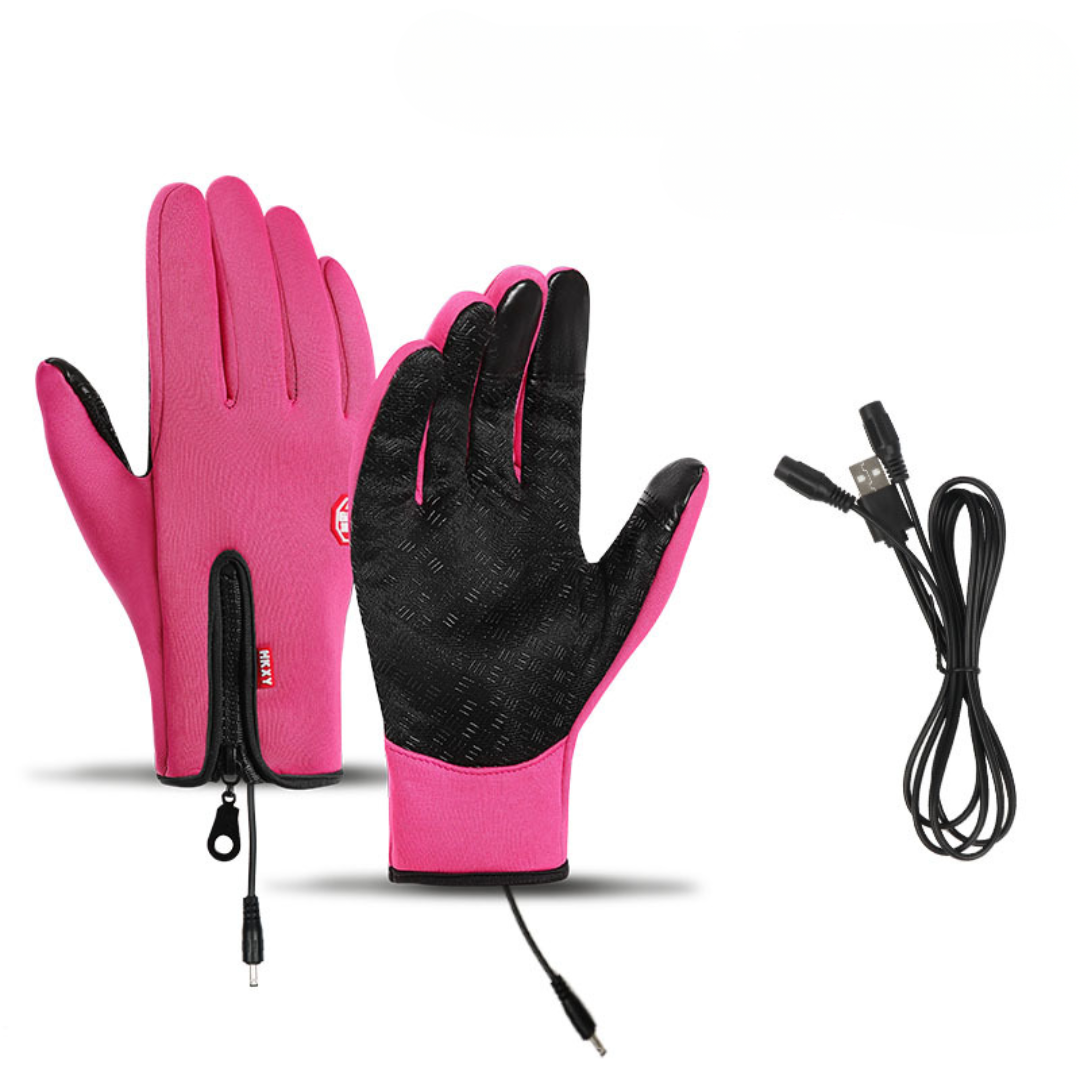 Heated Gloves Adjustable Heat Rechargeable Anti-Slip