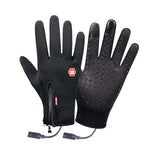 Heated Gloves Battery-Heated Touchscreen-Compatible & Non-Slip Softshell
