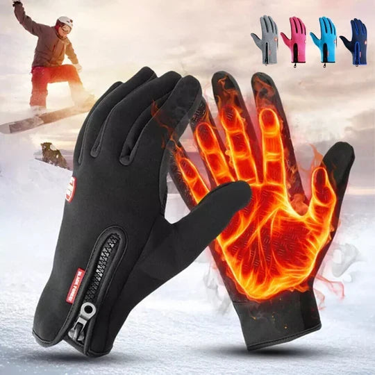 Heated Gloves Insulated Touchscreen Waterproof & Windproof