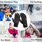 Heated Gloves Insulated Touchscreen Waterproof & Windproof