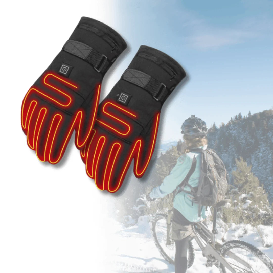 Heated Gloves Rechargeable 60-Second Heat Waterproof & Windproof