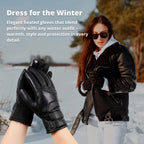 Heated Gloves USB Rechargeable Touchscreen Compatible & Water-Repellent