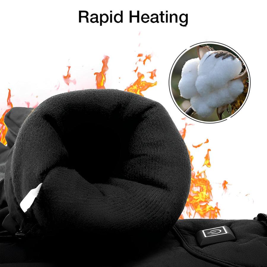 Heated Gloves Water-Resistant 3 Heat Levels 8-Hour Warmth