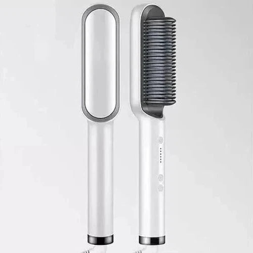 Heated Hair Comb Ion-Infused Frizz Control & Adjustable Heat