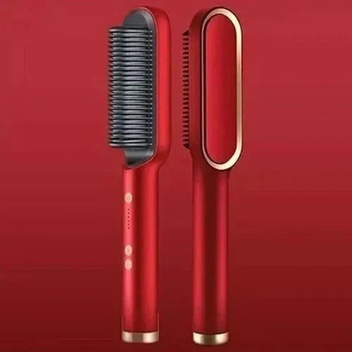 Heated Hair Comb Ion-Infused Frizz Control & Adjustable Heat