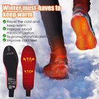 Heated Insoles Rechargeable & Adjustable Heat 10-Hour Warmth