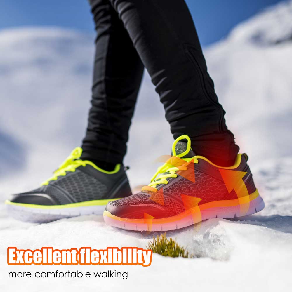 Heated Insoles Rechargeable & Adjustable Heat 10-Hour Warmth