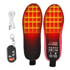 Heated Insoles Rechargeable Remote Control 9-Hour Runtime