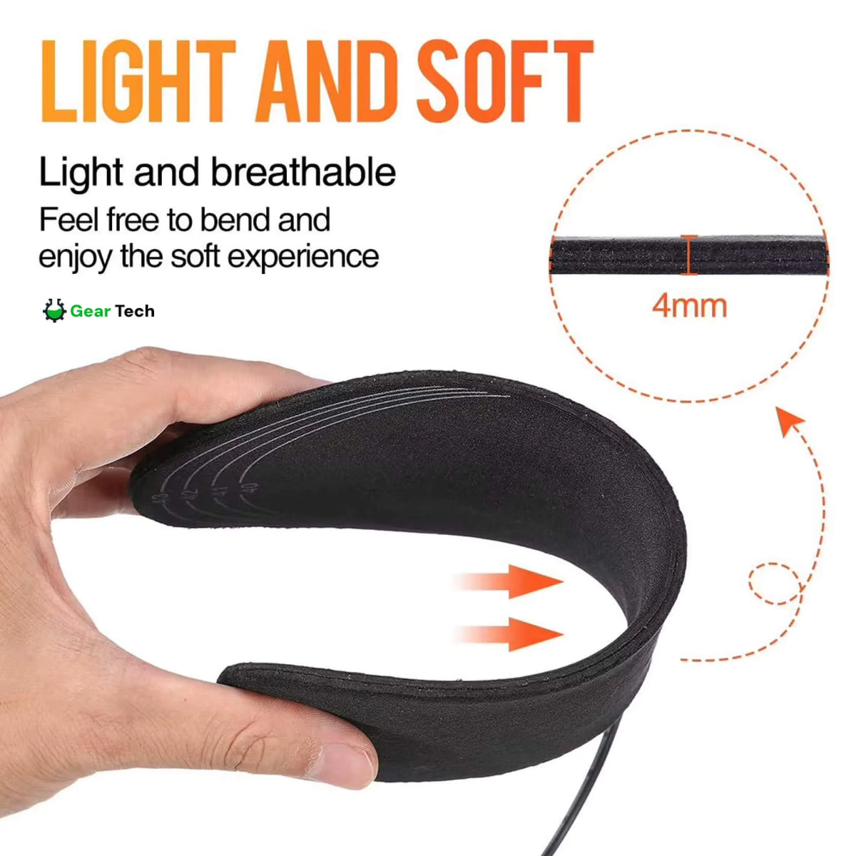 Heated Insoles USB Rechargeable Adjustable Heat Trim To Fit