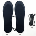 Heated Insoles USB Rechargeable Adjustable Heat Trim To Fit