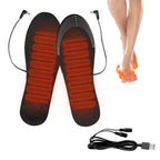 Heated Insoles USB Rechargeable Adjustable Heat Trim To Fit