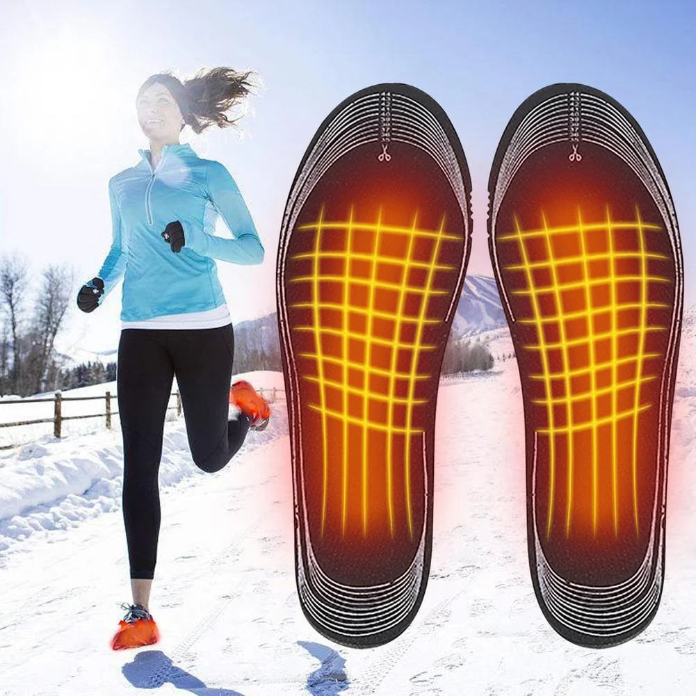 Heated Insoles USB Rechargeable Cut to Fit Adjustable Heat