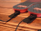 Heated Insoles USB Rechargeable Cut to Fit Adjustable Heat