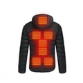 Heated Jacket Adjustable Heating Panels Water-Resistant & Breathable